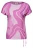 T-Shirt mit Burn Out Look bloomy pink