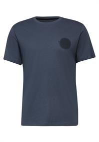 T-Shirt mit Chestprint marine blue