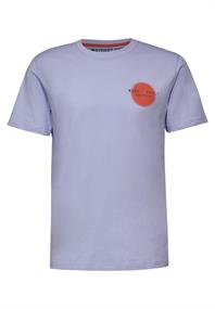T-Shirt mit Chestprint pale purple