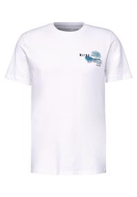 T-Shirt mit Chestprint white