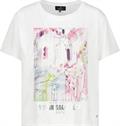 T Shirt mit City Print weiß