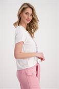 T Shirt mit City Print weiß