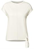 T-Shirt mit Dekosteinen vanilla white