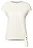 T-Shirt mit Dekosteinen vanilla white