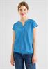 T-Shirt mit Elastiksaum splash blue