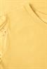 T-Shirt mit Embroidery Ärmeln snap yellow
