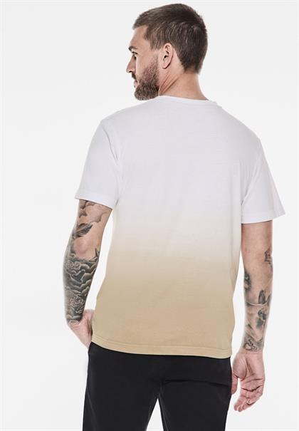 T-Shirt mit Farbverlauf beach sand