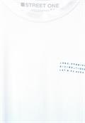 T-Shirt mit Farbverlauf light turquoise