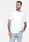 T-Shirt mit Farbverlauf light turquoise