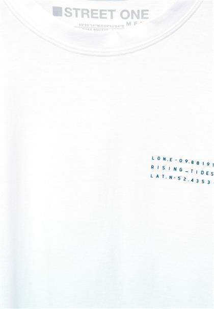 T-Shirt mit Farbverlauf light turquoise