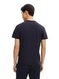 T-Shirt mit feinen Streifen sky captain blue