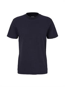 T-Shirt mit feinen Streifen sky captain blue