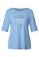 T-Shirt mit Folien-Wording serenity blue