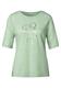 T-Shirt mit Folien-Wording soft jade green