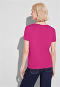 T-Shirt mit Folienprint magnolia pink