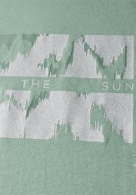 T-Shirt mit Folienprint matcha green