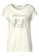 T-Shirt mit Folienprint off white