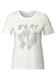 T-Shirt mit Folienprint vanilla white