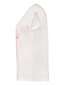T-Shirt mit Folienprint white
