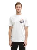 T-Shirt mit Foto-Print white