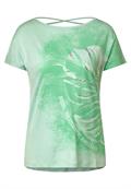 T-Shirt mit Fotoprint fresh salvia green