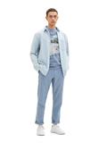 T-Shirt mit Fotoprint greyish mid blue