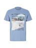 T-Shirt mit Fotoprint greyish mid blue