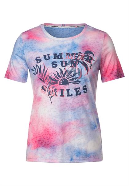 T-Shirt mit Fotoprint soft pink