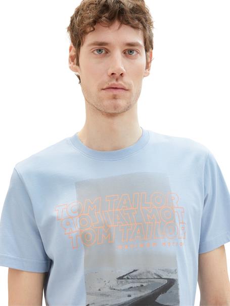 T-Shirt mit Fotoprint stonington blue