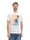 T-Shirt mit Fotoprint white