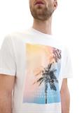 T-Shirt mit Fotoprint white