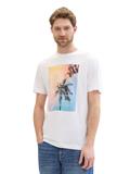 T-Shirt mit Fotoprint white