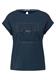 T-Shirt mit Frontprint dark petrol blue