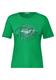 T-Shirt mit Frontprint fresh apple green