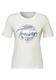 T-Shirt mit Frontprint vanilla white