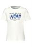 T-Shirt mit Frontprint vanilla white