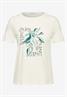 T-Shirt mit Frontprint vanilla white