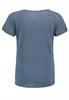 T-Shirt mit Frontprint vintage blue