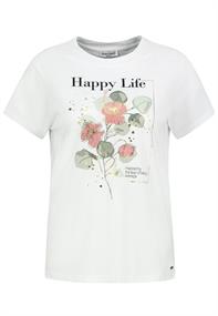 T-Shirt mit Frontprint white