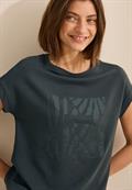 T-Shirt mit Glitzer-Print slate khaki
