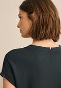 T-Shirt mit Glitzer-Print slate khaki