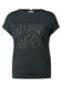 T-Shirt mit Glitzer-Print slate khaki