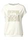 T-Shirt mit Glitzer-Print vanilla white