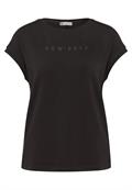 T-Shirt mit Glitzerdetails deep roast brown