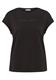 T-Shirt mit Glitzerdetails deep roast brown