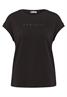 T-Shirt mit Glitzerdetails deep roast brown