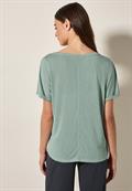 T-Shirt mit grafischem Print ice sage green