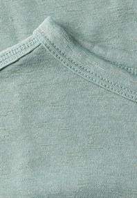 T-Shirt mit grafischem Print ice sage green