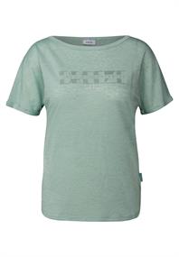 T-Shirt mit grafischem Print ice sage green