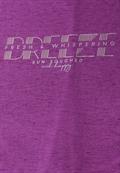 T-Shirt mit grafischem Print magenta lacquer